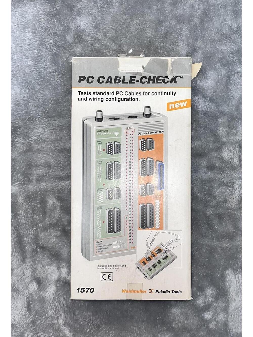 Cable check Weidmüller Paladin Tools PC Cable-Check 1570 Tester Coaxial